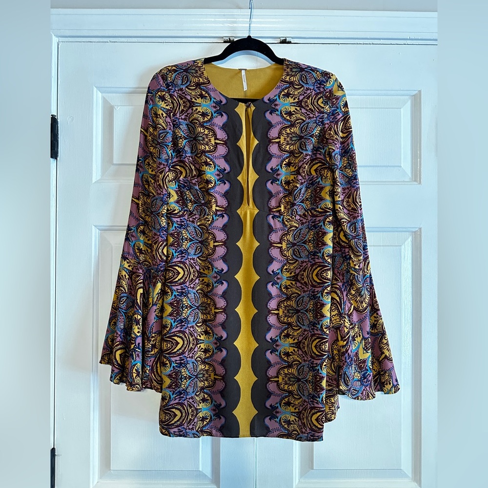 Free People Bell Sleeve Tunic Top - 4